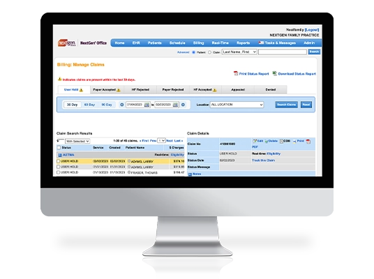 screenshot of NextGen Office